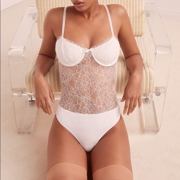 FOR LOVE & LEMONS Stardust Lace Bodysuit - Picture 2 of 6